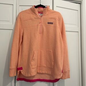 Creamsicle Orange Vineyard Vines Quarter Zip